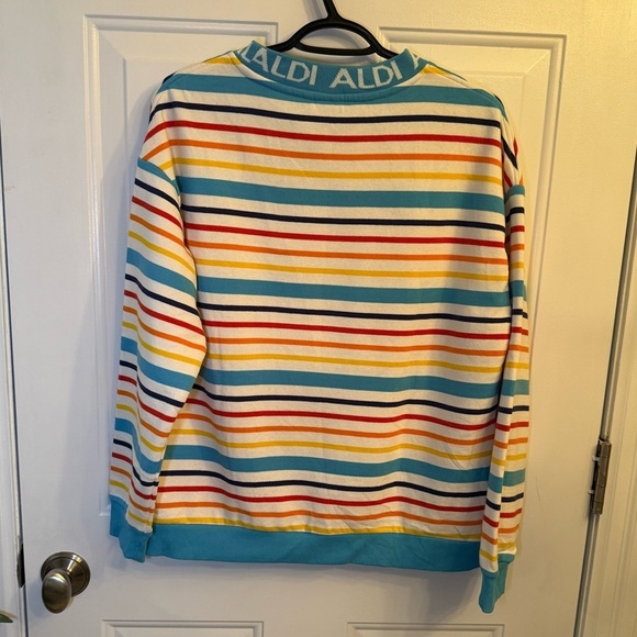 ALDI Gear 2024 Capsule Collection Sweatshirt striped women’s M - Picture 3 of 5